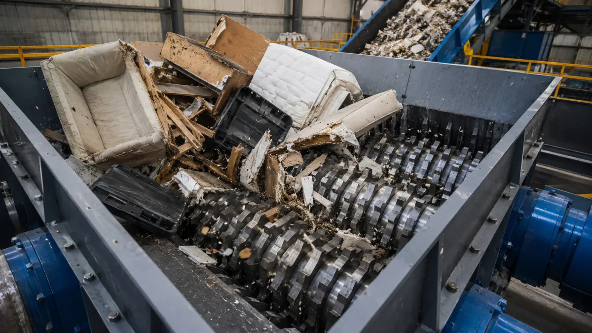 Why Double-Shaft Shredders Are Widely Used for Bulky Waste Recycling