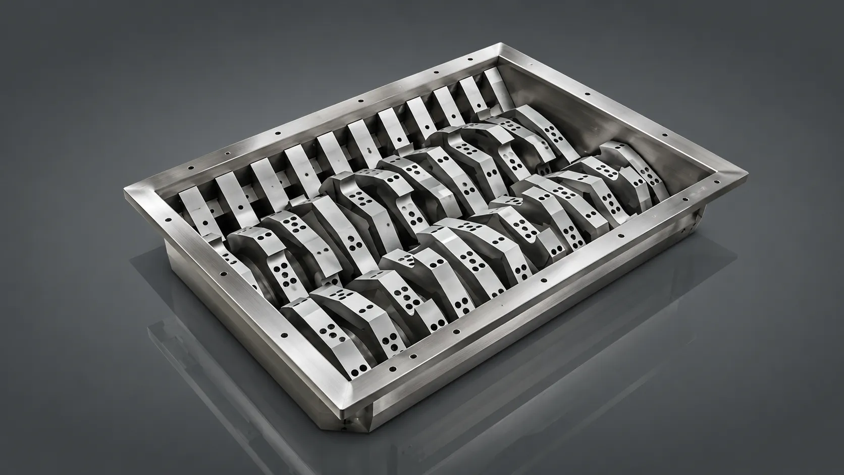 Double-shaft shredder blade - detachable