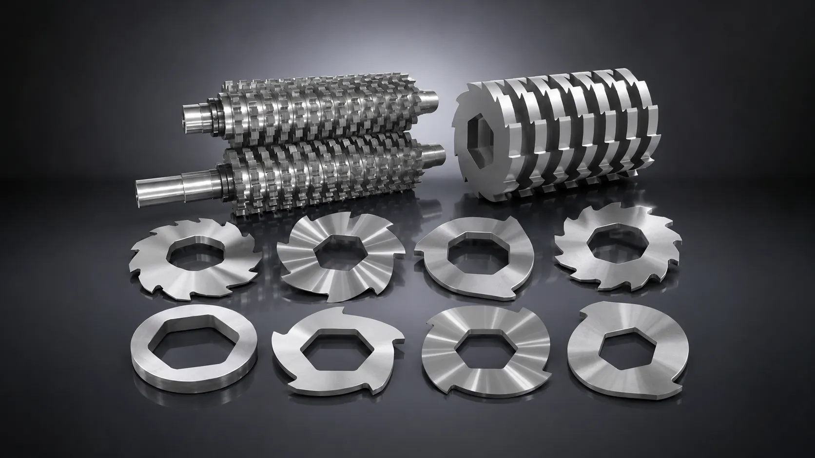Blade of double-shaft shredder