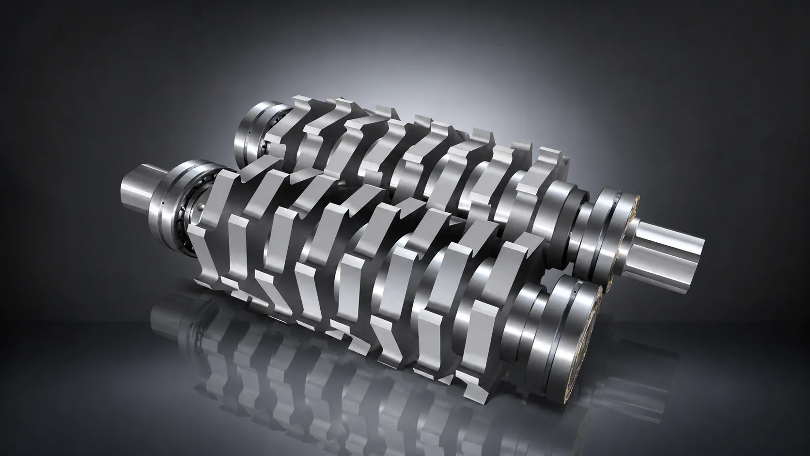 Blade of double-shaft shredder