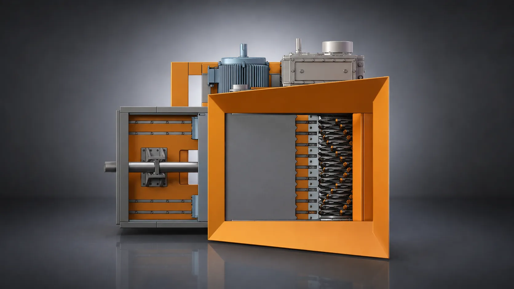 single shaft shredder