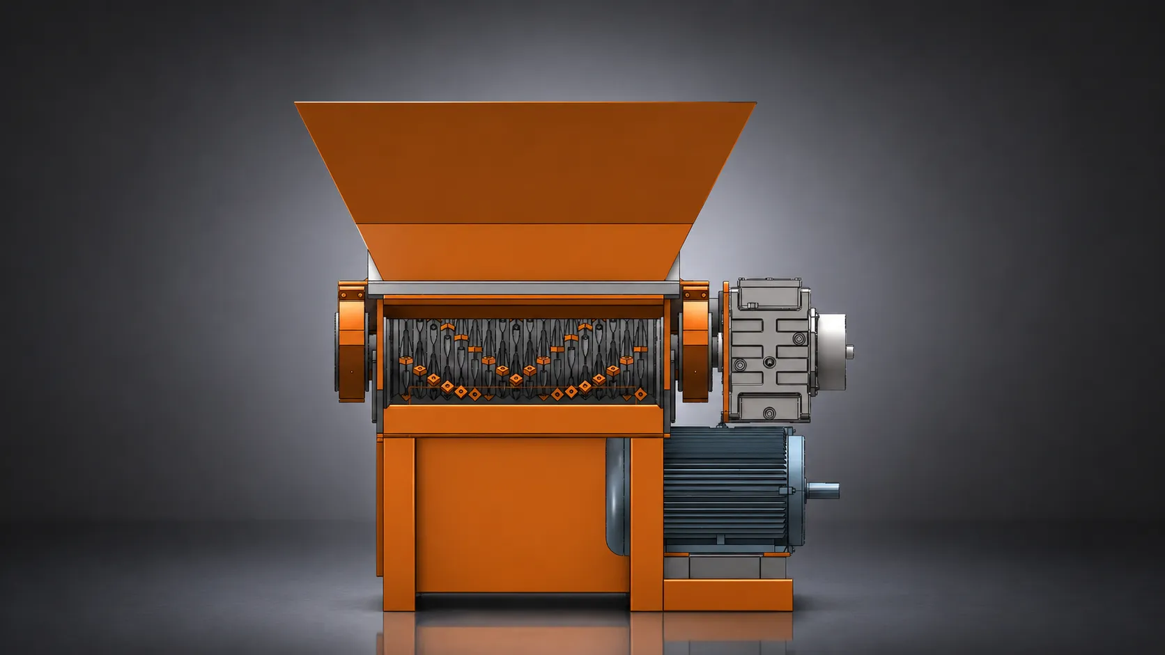 single shaft shredder